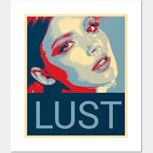 Lust - Shepard Fairey style design Posters and Art